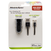Mobilespec 4Ft Lightning To Usb Cable & 2.1 Amp Dc Charger MB20LIGDCSB